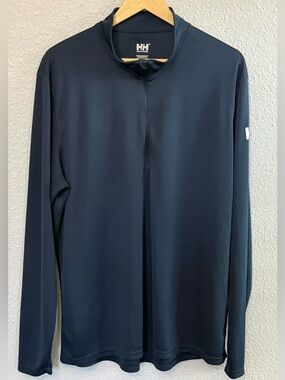 Helly Hansen Men's HH Tech 1/2 Zip in Navy size XXL